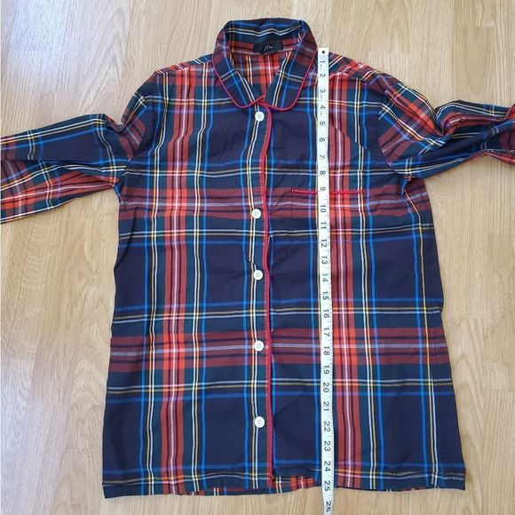 J. Crew Vintage Cotton Plaid Pajama Set - size XXS in Stewart tartan - Picture 13 of 16